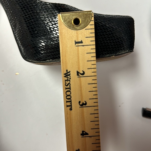 Black platforms high heels BCBG generation 7B/37 - Picture 14 of 14